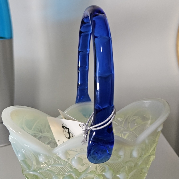 Fenton Lily of the Valley Basket - Picture 4 of 12